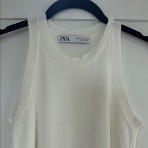 Zara Women's White Tank Top
